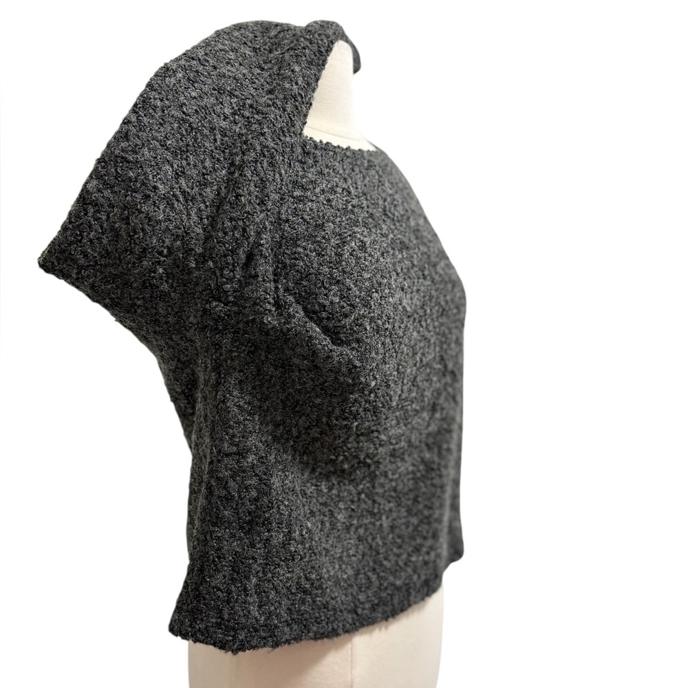 CLIO 80s 90s Vintage Boucle/Nubby Wool Blend Knit Textured Sweater Medium NWOT - Picture 6 of 13